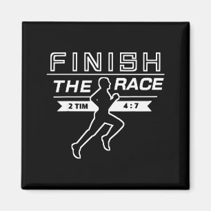 Imán Termine la carrera atlética cristiana atleta Bibli