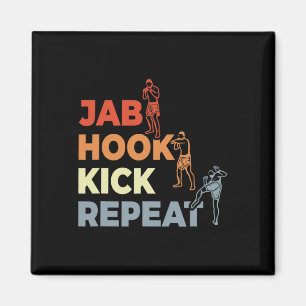 Imán Términos de Kickboxing Antiguo Enthusiasta de Kick