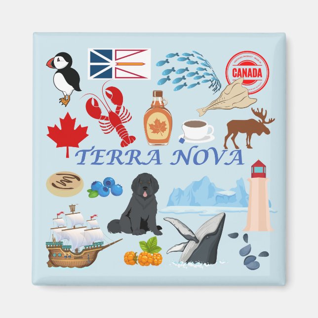 Imán Terra Nova Terranova (Frente)