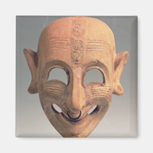 Imán Terracota que hace muecas la máscara de San