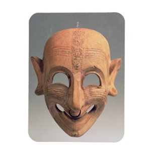 Imán Terracota que hace muecas la máscara de San