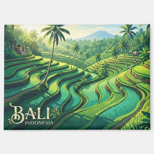 Imán Terraza de arroz de Tegallalang Indonesia