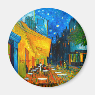 Imán Terraza del Café de Van Gogh por la Noche