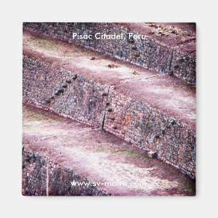 Imán Terrazas agrícolas, ciudadela de Pisac, Perú