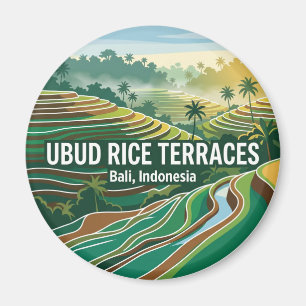 Imán Terrazas de arroz de Ubud Indonesia