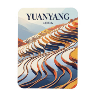 Imán Terrazas de arroz de Yuanyang China