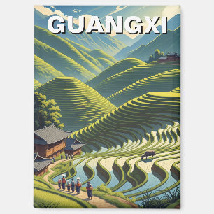 Imán Terrazas de arroz Longji Guangxi China