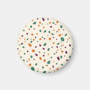 Imán Terrazo Multicolor con Motivo de Guijarro Orgánico