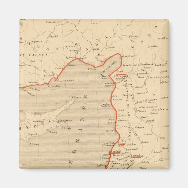 Imán Terre Sainte en 1839 (Frente)