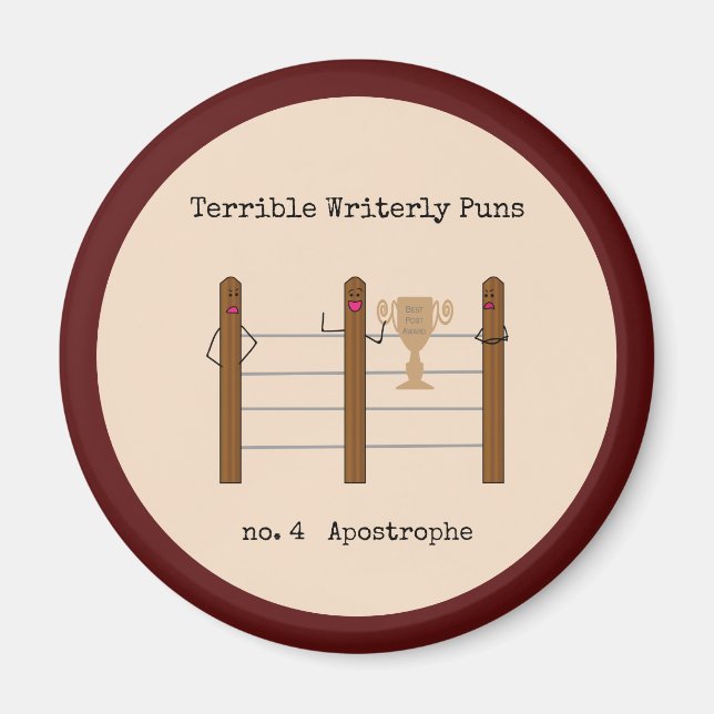 Imán Terribles errores literarios (Frente)