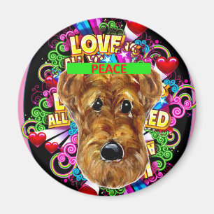 IMÁN TERRIER AIREDALE