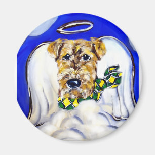 Imán Terrier Airedale Ángel