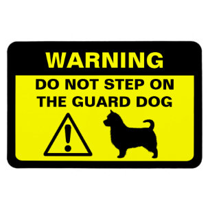 Imán Terrier Australiano (cola larga) Perro guardián Ad