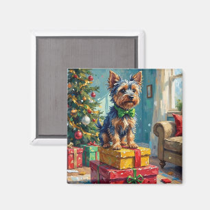 Imán Terrier Australiano Travieso Rey de los Regalos de