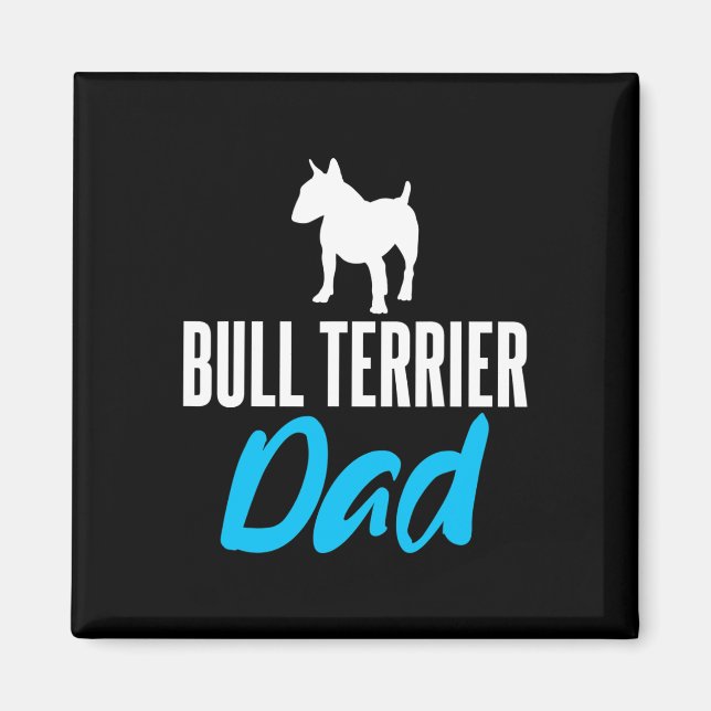 Imán Terrier Dad Divertido diciendo dueños de perros (Frente)