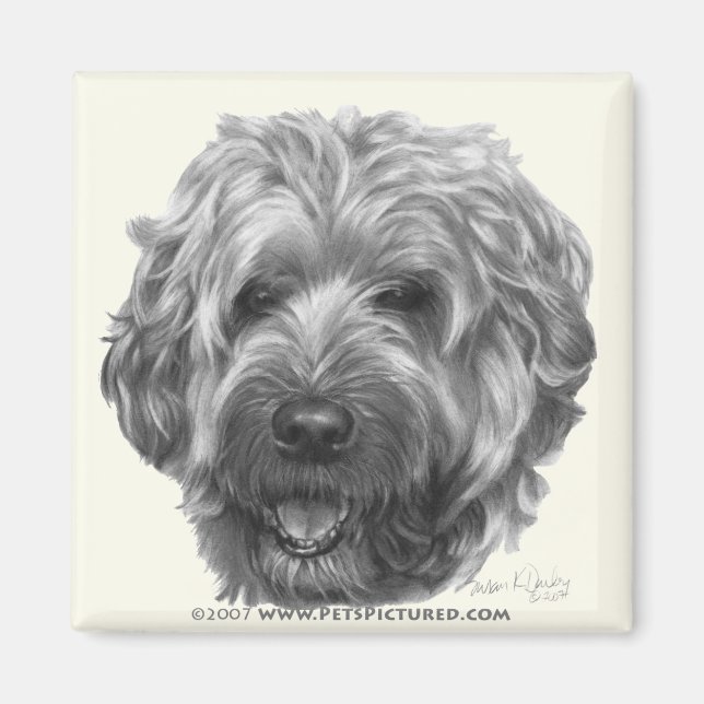 Imán Terrier de llanta blanda (Frente)