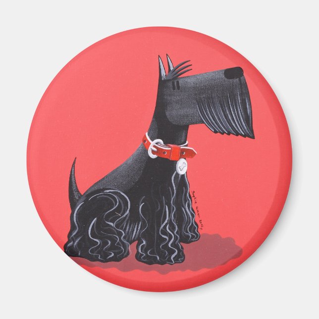 Imán Terrier escocés (Frente)