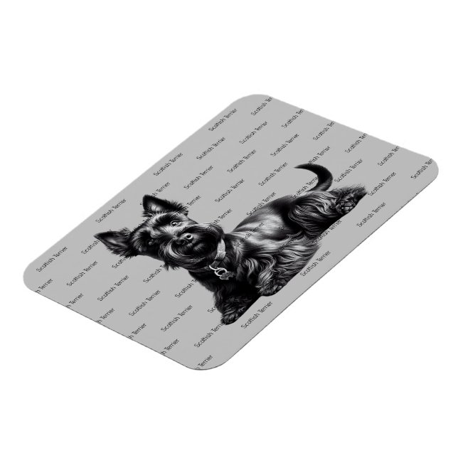 Imán Terrier escocés en (Lado Izquierdo)