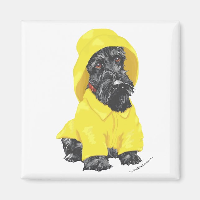 Imán Terrier Escocés Lluvias de Abril (Frente)