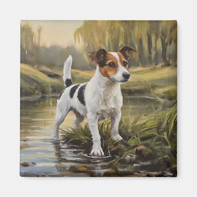 Imán Terrier Jack Russell (Frente)