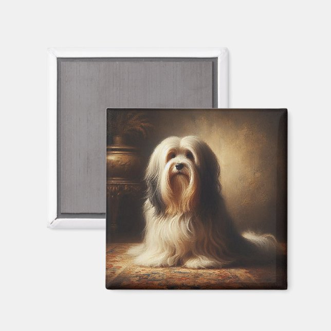 Imán Terrier Tibetano (Anverso/Reverso)