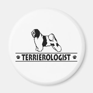 Imán Terrier tibetano chistoso