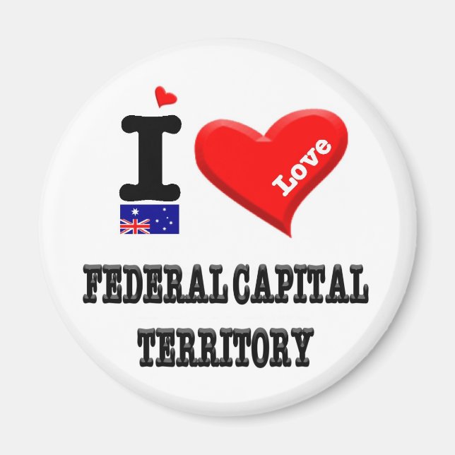 Imán TERRITORIO CAPITAL FEDERAL - Amo (Frente)