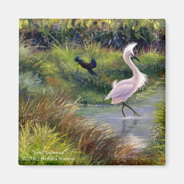 Imán "Territorio de las aves de corral" (Frente)