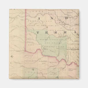 Imán Territorio Indio y Texas, parte noroeste
