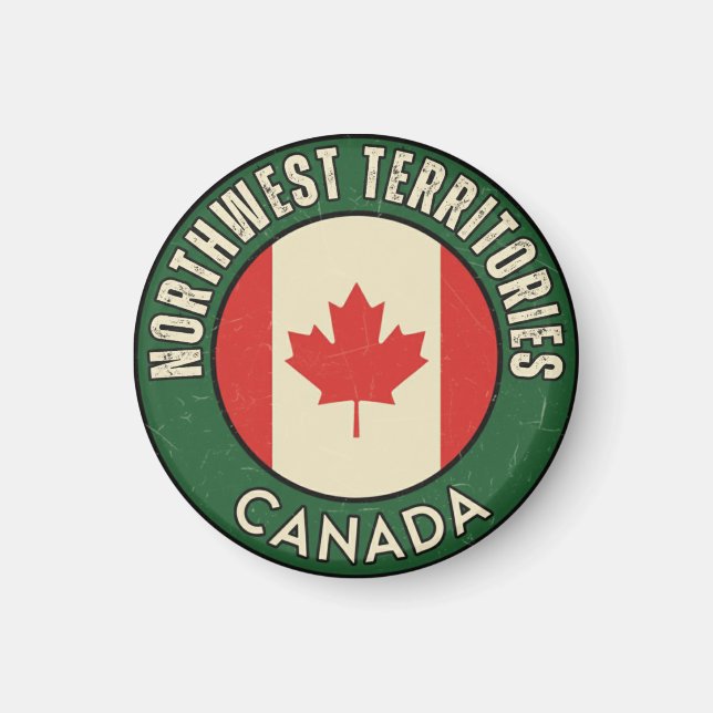 Imán Territorios del Noroeste Canadá (Frente)