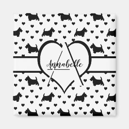 Imán Territorios escoceses negros (perros escoceses) -