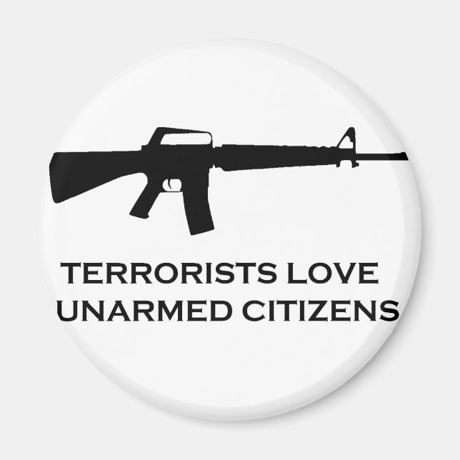 Imán terror de arma (Frente)