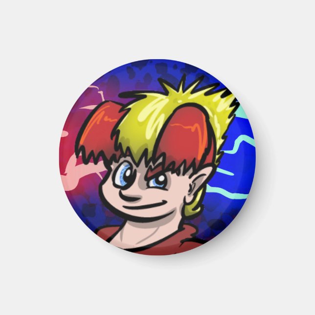 Imán Terry Red y Blue Magnet (Frente)