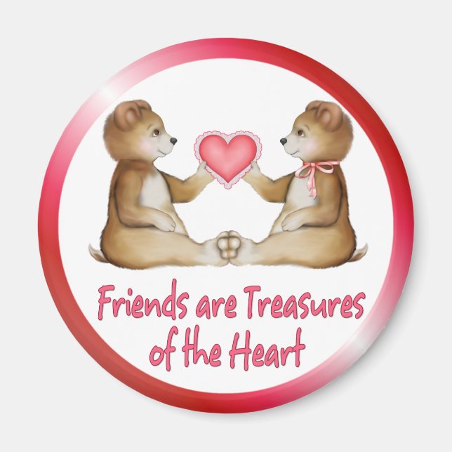 Imán Tesoros del corazón (Frente)