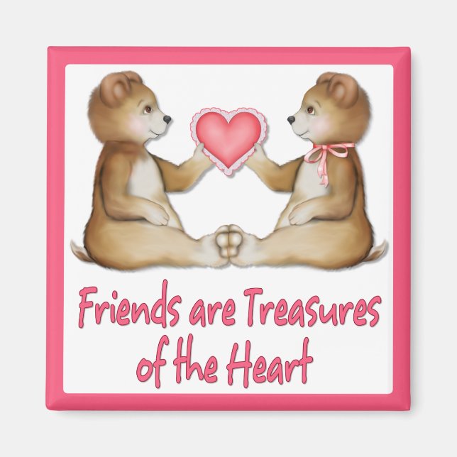 Imán Tesoros del corazón (Frente)