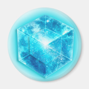 Imán Tesseract, 4D Hypercube Hyperwürfel,