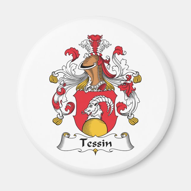 Imán Tessin Family Crest (Frente)