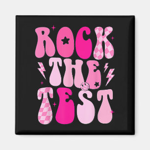 Imán Test Vintage Test Day Funny Testing Day Teache