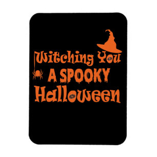 Imán Testigo de una Halloween fantasmal