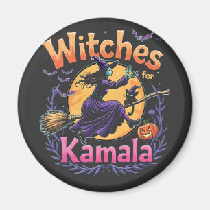 Imán Testigos De Kamala Gato Infantil Lady Halloween