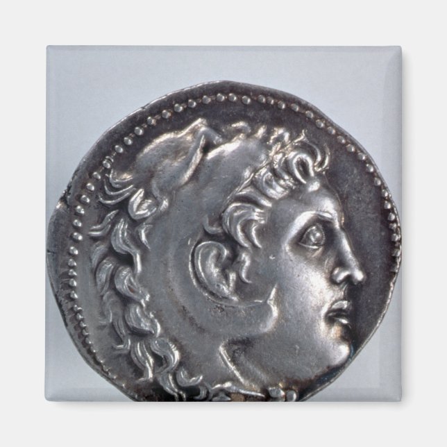 Imán Tetradrachma que representa a Alejandro Magno (Frente)