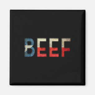Imán Texas Beef El Corazón De Rbecue