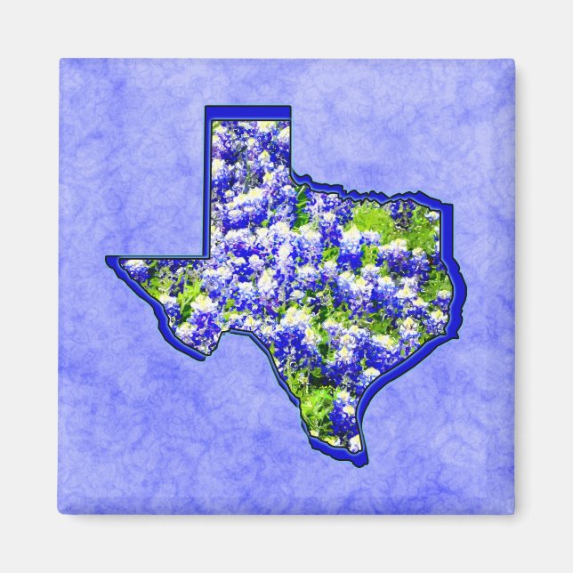IMÁN TEXAS BLUEBONNETS (Frente)