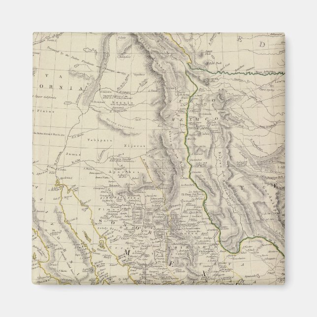 Imán Texas, California, México (Frente)