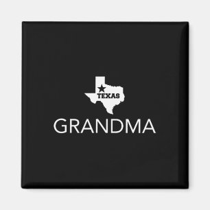 Imán Texas Family State Of Tx Proud Grandma Texas Vacat