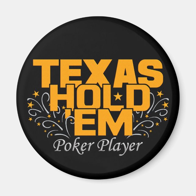 Imán Texas Hold'Em Poker (Frente)