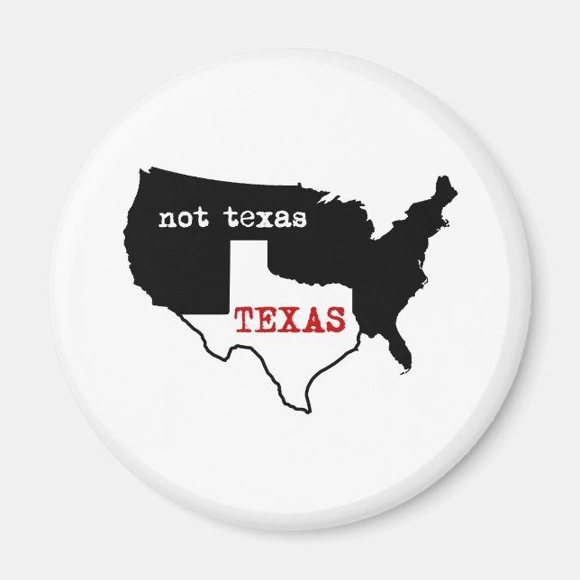 Imán Texas/No Texas (Frente)