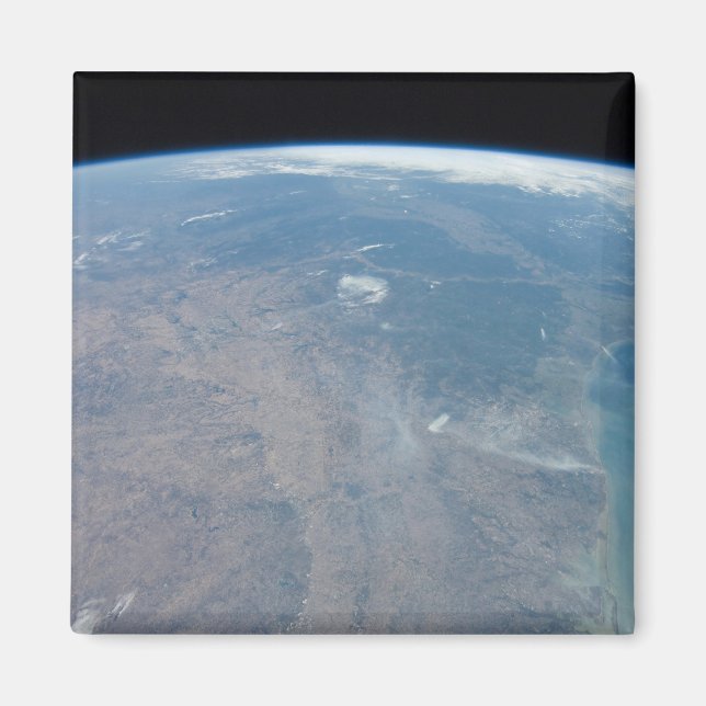 Imán Texas Panorámica Y El Golfo De México (Frente)