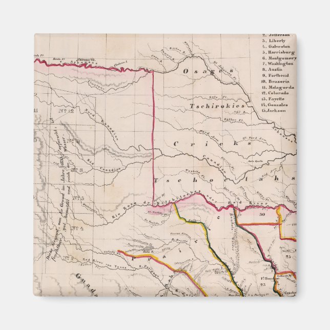 Imán Texas y Oklahoma (Frente)