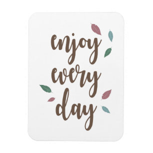 Imán Texto de caligrafía de pluma de comillas de motiv